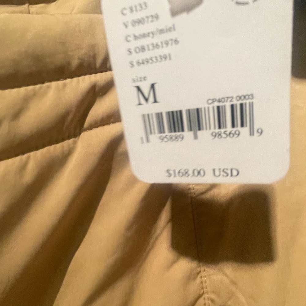 New With Tags -We The Free Golden Puffer Jacket - Picture 9 of 13
